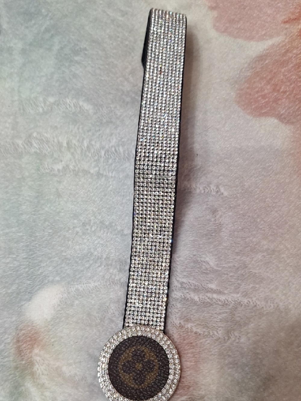 Upcycled Rhinstone Headband. - Picture 2 of 4